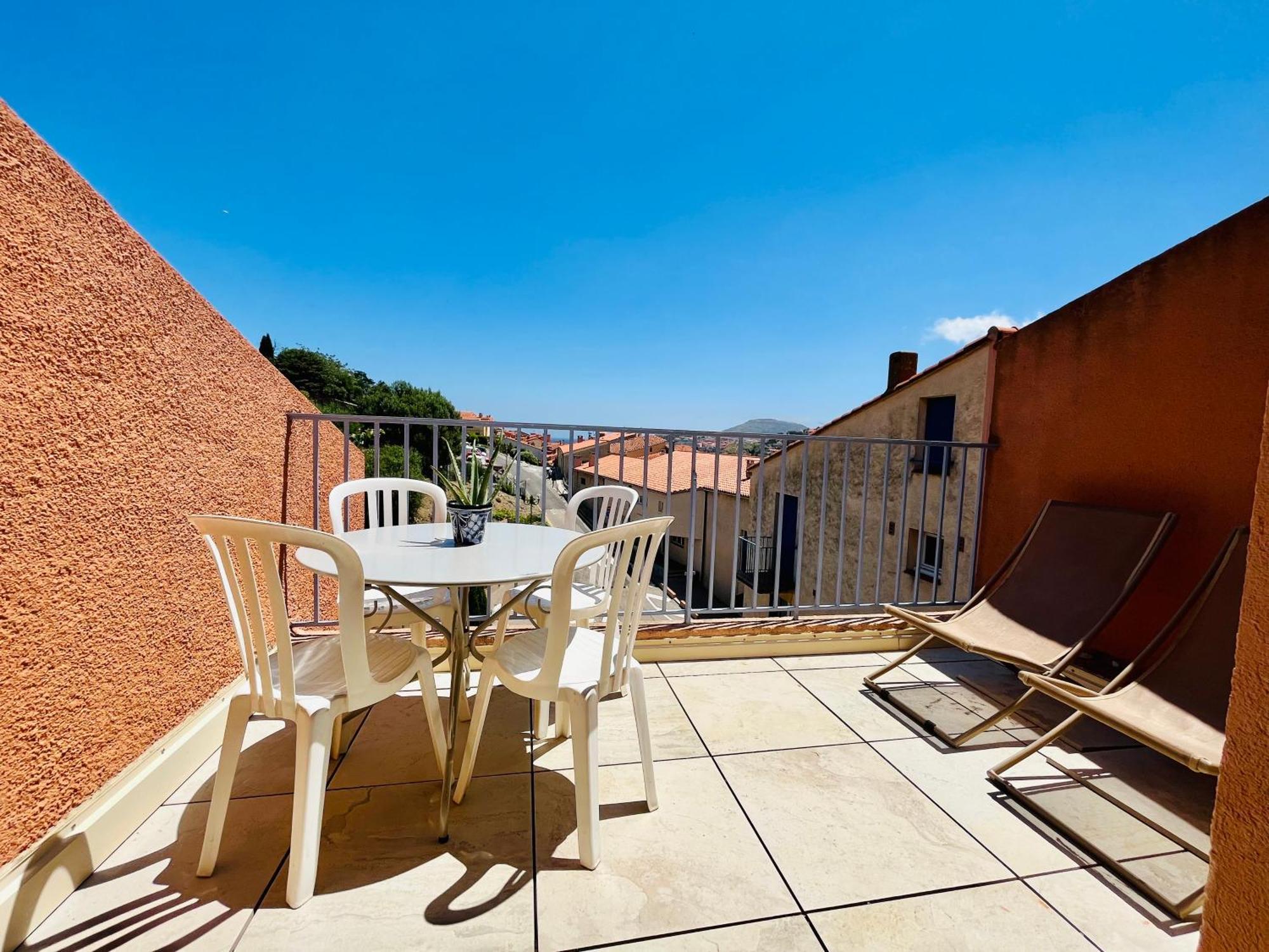 Appartement Collioure, Grande Terrasse Et Parking Exterior photo